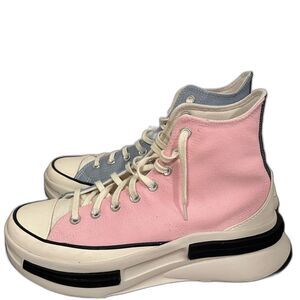Converse run star legacy pink and blue platform sneakers. 10.